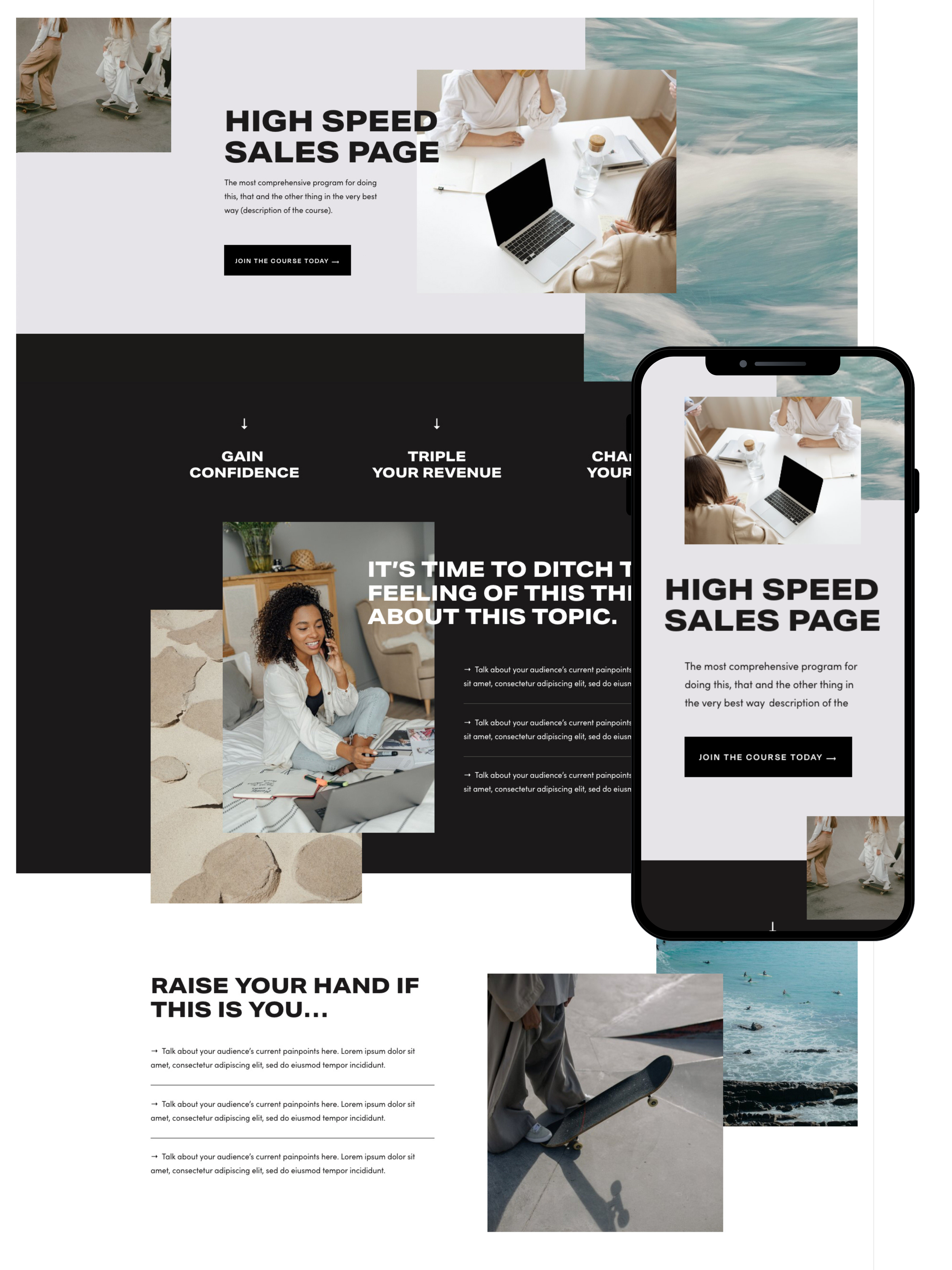 Sales Page Design | Elite Launch Design - Create in Brighton, Uk for Higher Conversions