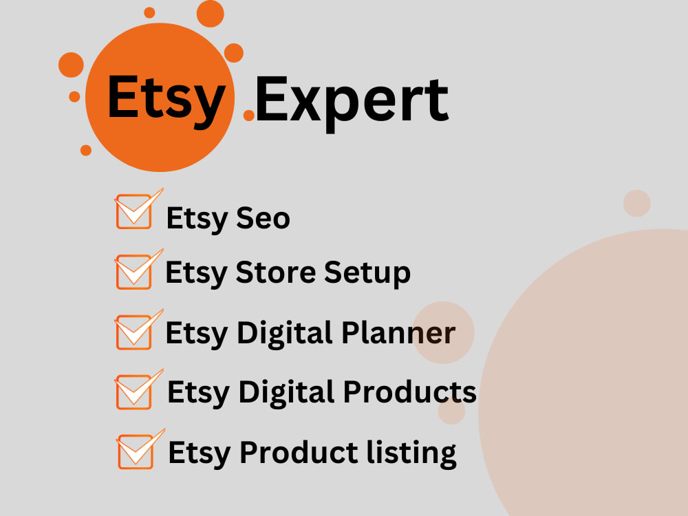 Etsy Shop Setup Service | Branding, SEO, Banner Design, Product Listings in Brighton, Uk