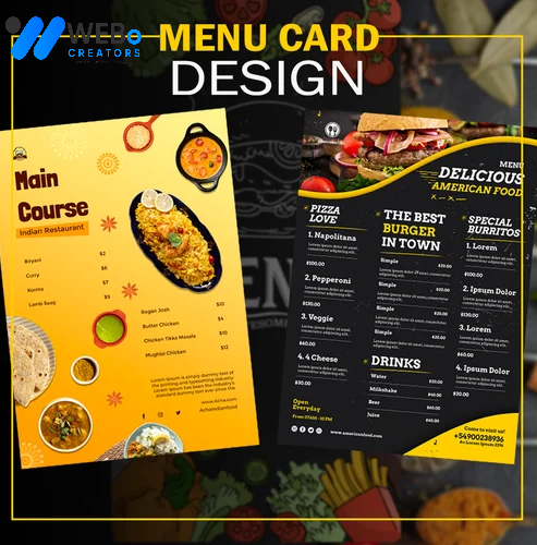Restaurant digital menu board Brighton, Uk menu printing services online food menu design 2026